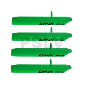  LXT1202-SP Lynx Main Blade 120 mm Bullet Pro Green 2 sets Trex150  